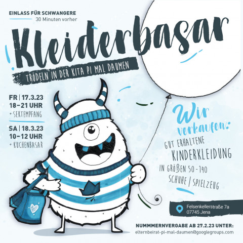 Kleiderbasar Kita Pi mal Daumen_17.-18.3.2023
