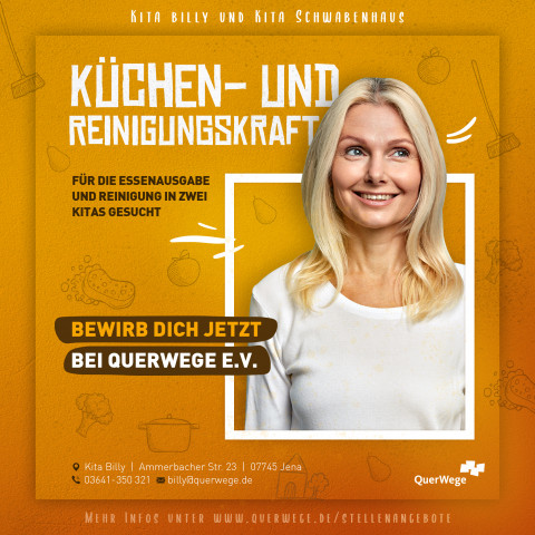Stellenanzeige Küchen- und Reinigungskraft