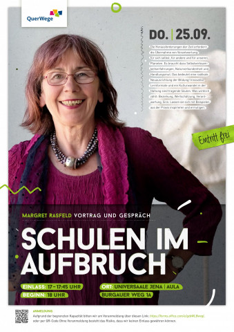 Schulen im Aufbruch  Margret Rasfeld - Vortrag und Gespräch