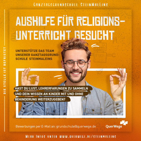 Stellanzeige Aushilfe Religionsunterricht