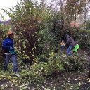 Garteneinsatz in der Kita Schwabenhaus November 2019