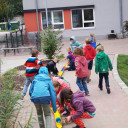 Regenrinnen-Spiel  in den WUBAMI Wochen