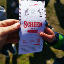 Zirkusticket Screen as a stage