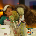 Fast alle Kinder wollten geschminkt werden.