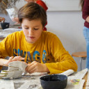 Klangfarben-Projekt "Hörprobe Symphonie fantastique": Maskenbau