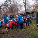 Lagerfeuer mit den Feuerfischen im Schwabenhaus