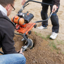 Einsatz des Erdbohrers