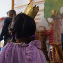 Die Prinzessin wartet auf ihren Einsatz