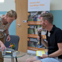 Yvonne Schöder und Michael Burkhardt-Wilhelm - das Leitungsteam der Kita BiLLY