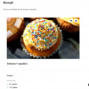 Screenshot Projektblog Lenas Kuchenzauberei