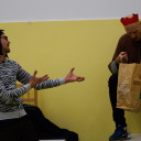 SteinMalEins_Adventsnachmittag_Improtheater- Der gestiefelte Kater_ gespielt von den Eltern