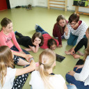 SteinMalEins_Paradies_Theater AG_gemeinsame Absprachen zur Dramaturgie_2018