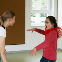 SteinMalEins_Paradies_Theater AG_Probe_der  Wolf und das Schaefchen_2018